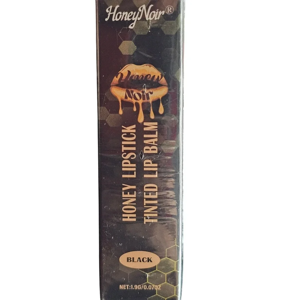 HoneyNoir Honey Lipstick Tinted Lip Balm Black 1.9g 0.07oz New Halloween Gothic
